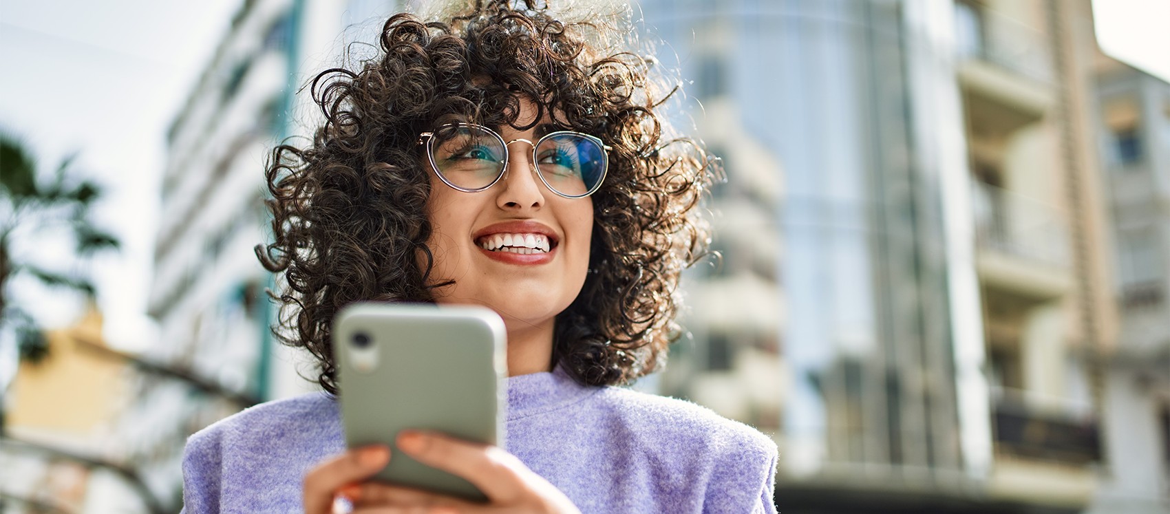 woman with a mobile phone